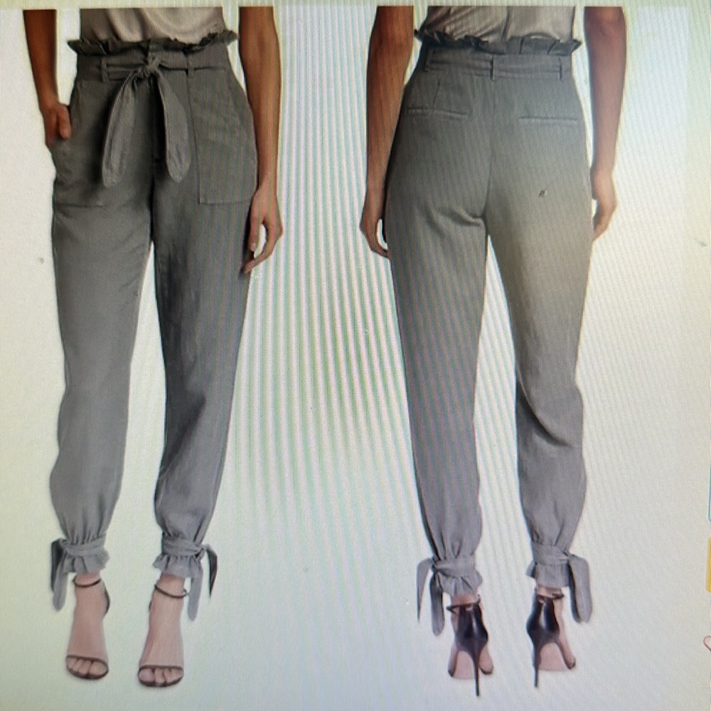 ALICE + OLIVIA Liam High Rise Paperbag Pants